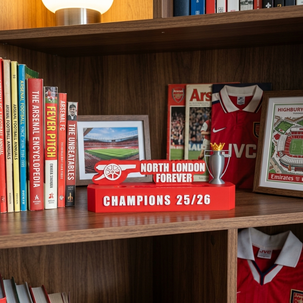 Arsenal Champions 25/26 Custom Nameplate thumbnail 2