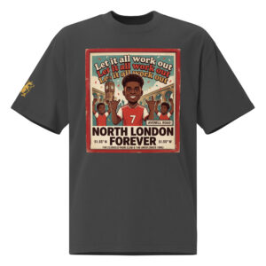 Oversized faded t-shirt - Let it all work out