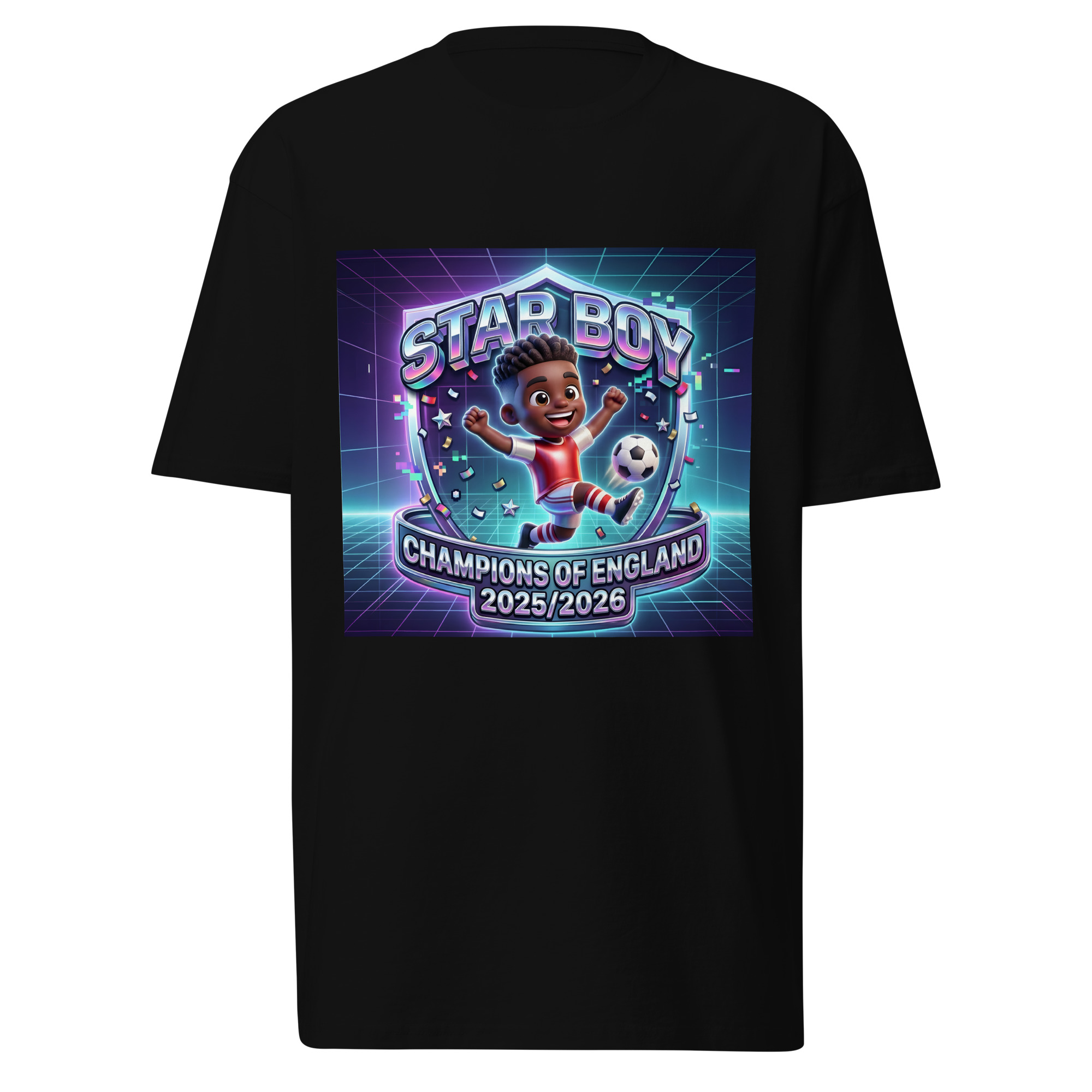Men’s premium heavyweight tee - Star Boy Champion thumbnail 2