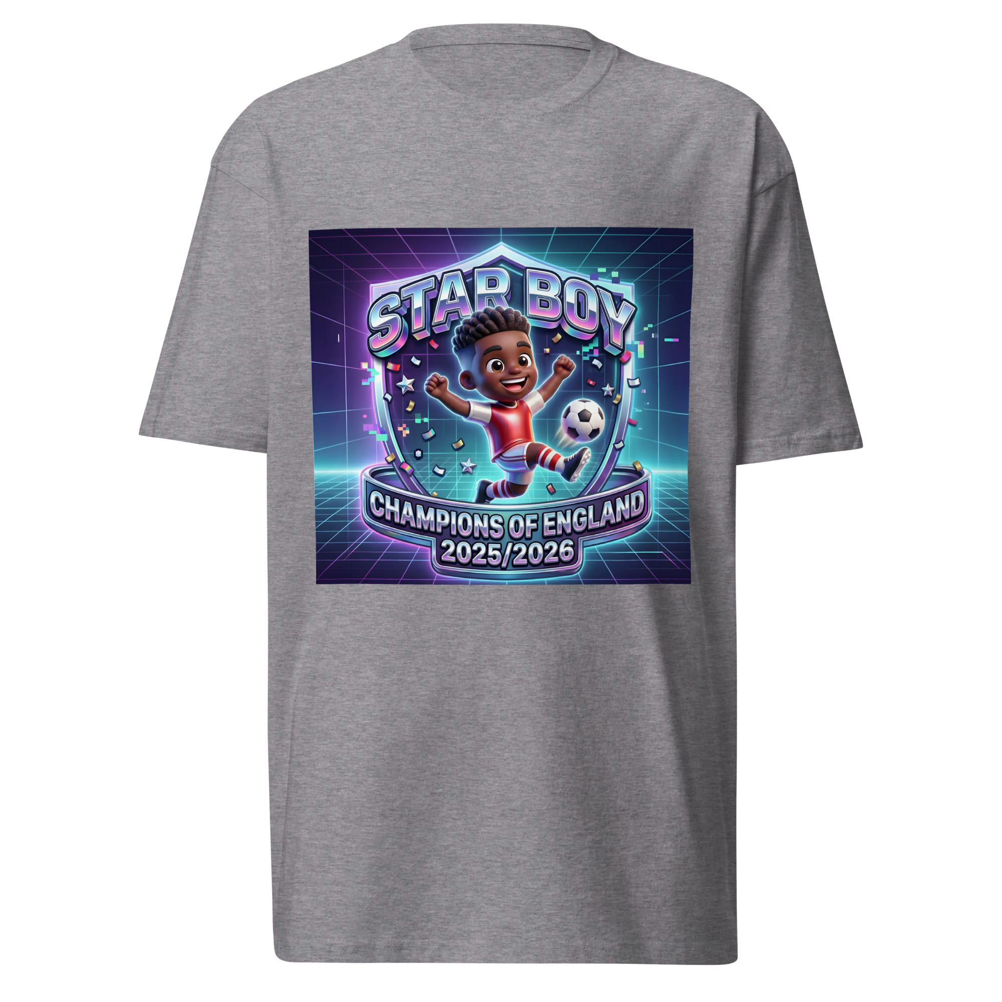 Men’s premium heavyweight tee - Star Boy Champion thumbnail 4