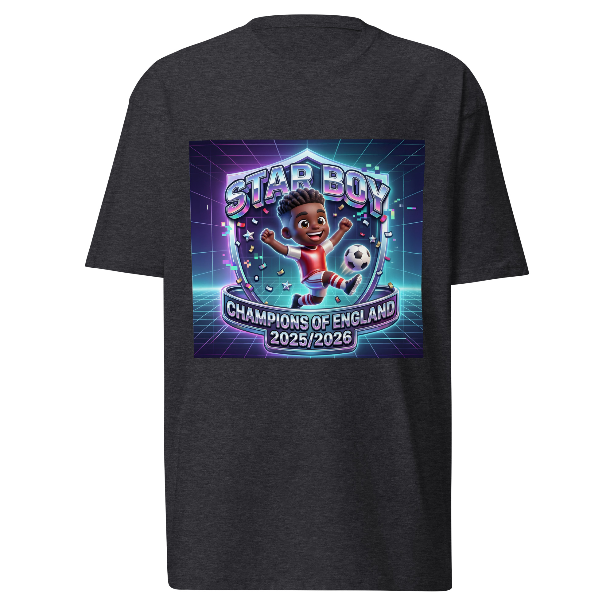 Men’s premium heavyweight tee - Star Boy Champion thumbnail 3