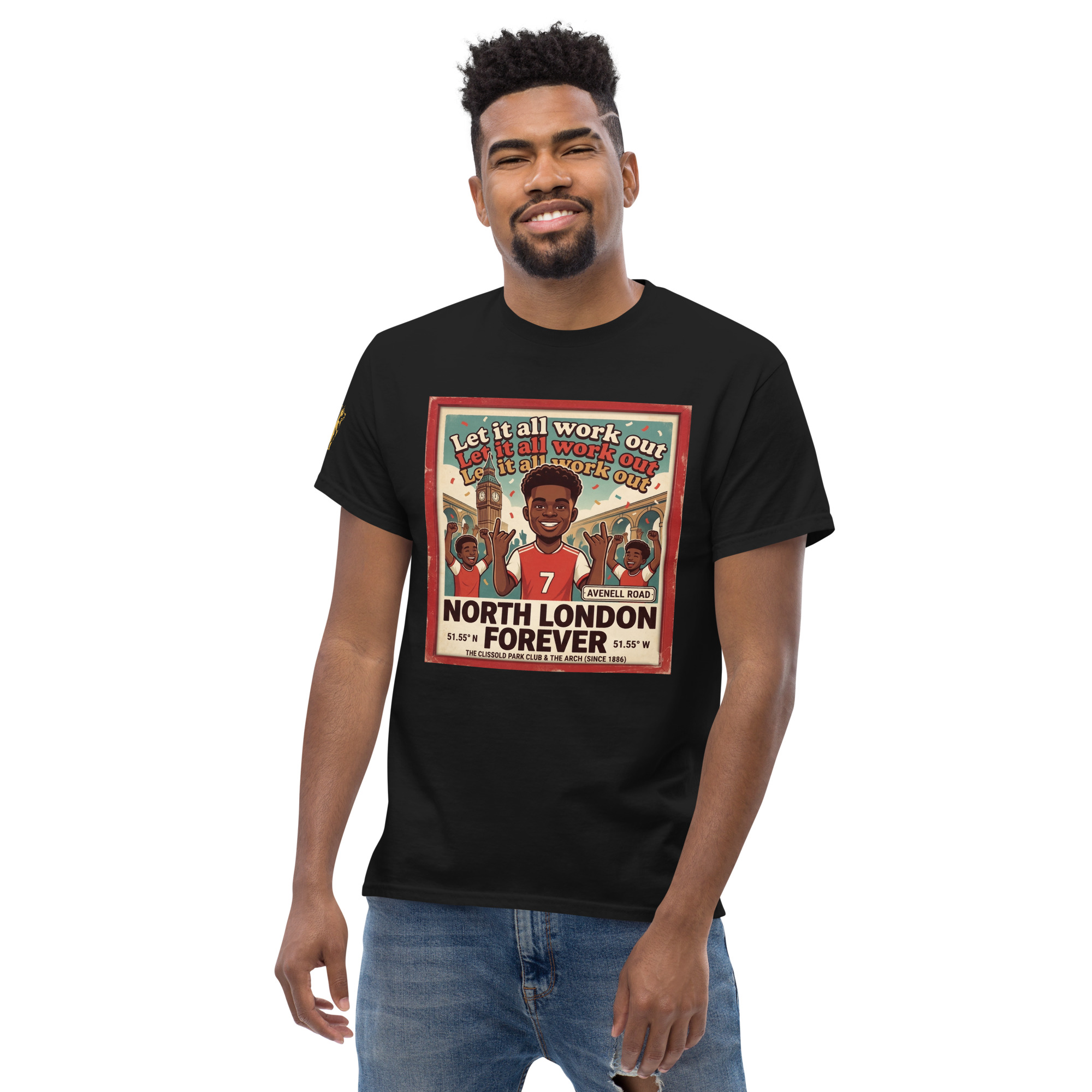 Unisex classic tee - Let it all work out 26 - Image 78