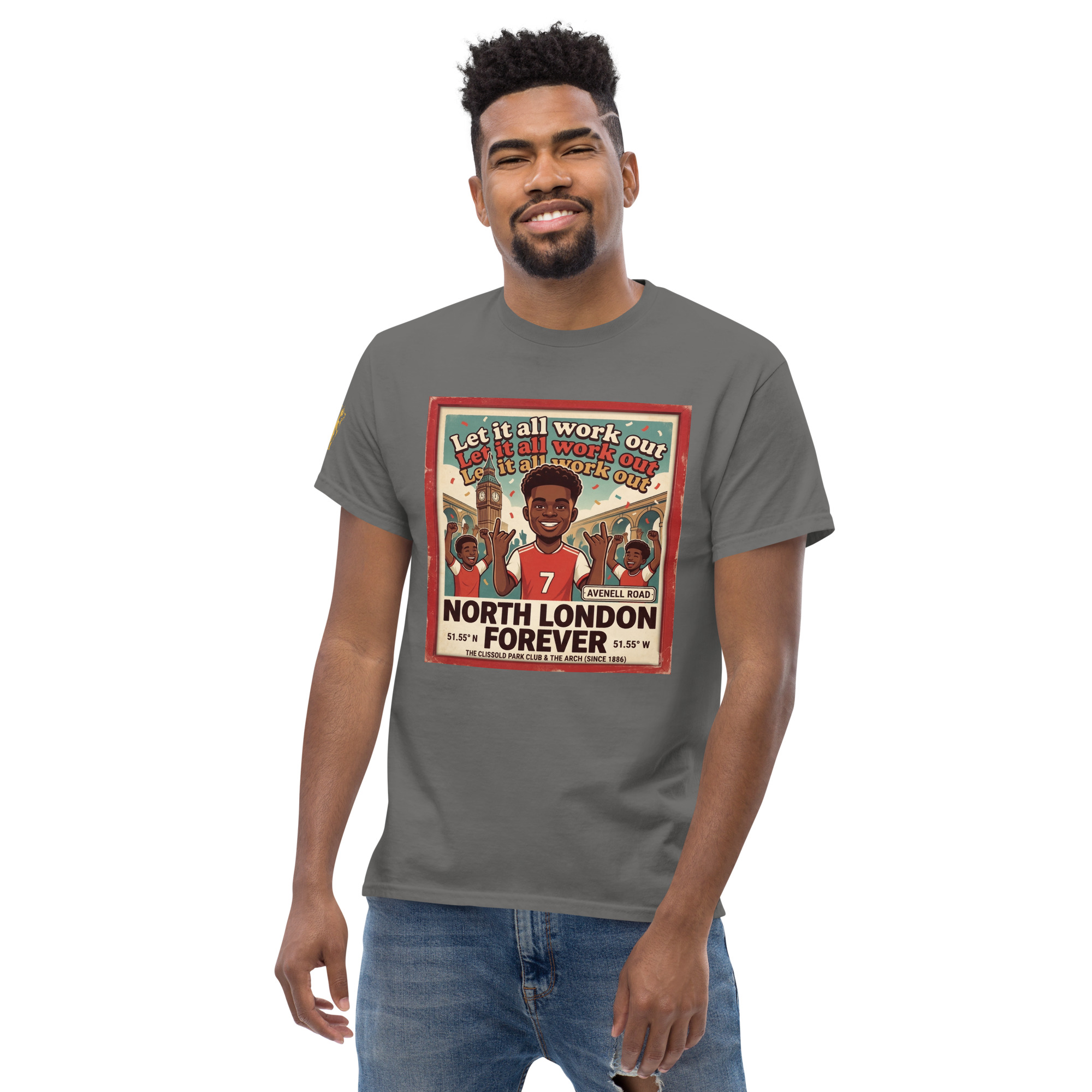 Unisex classic tee - Let it all work out 26 - Image 80