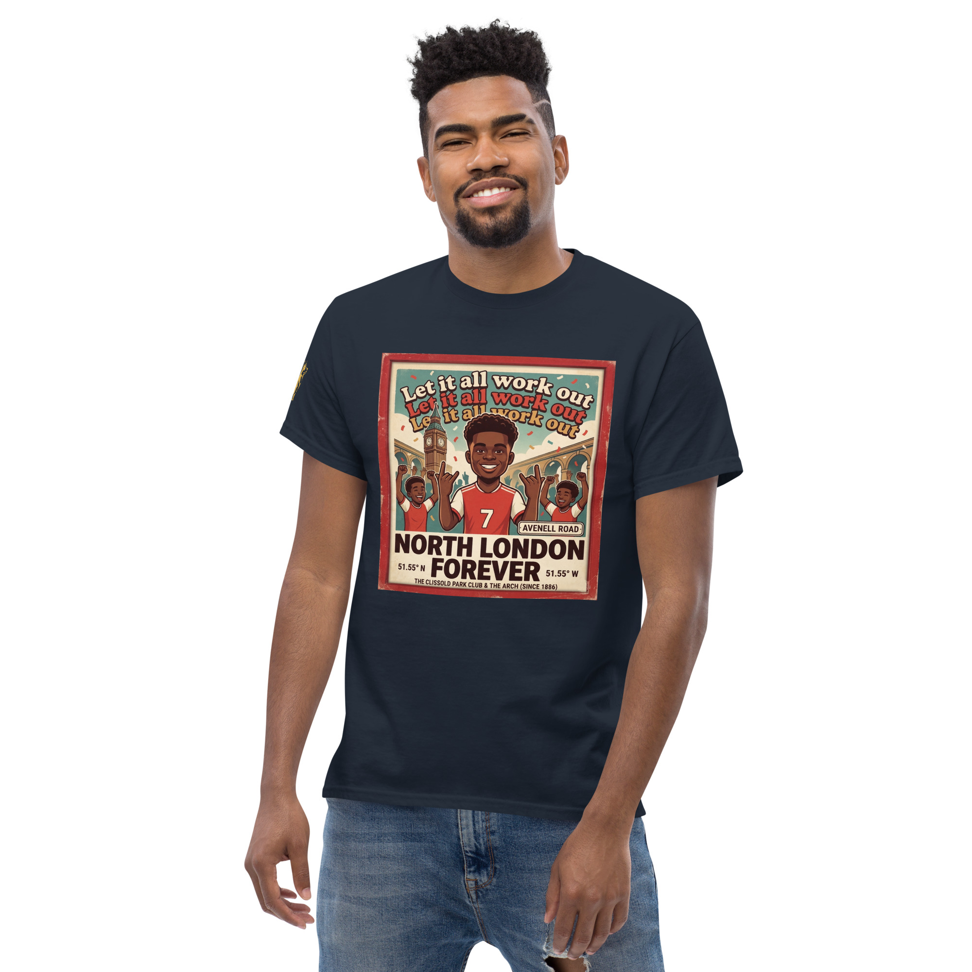 Unisex classic tee - Let it all work out 26 - Image 79