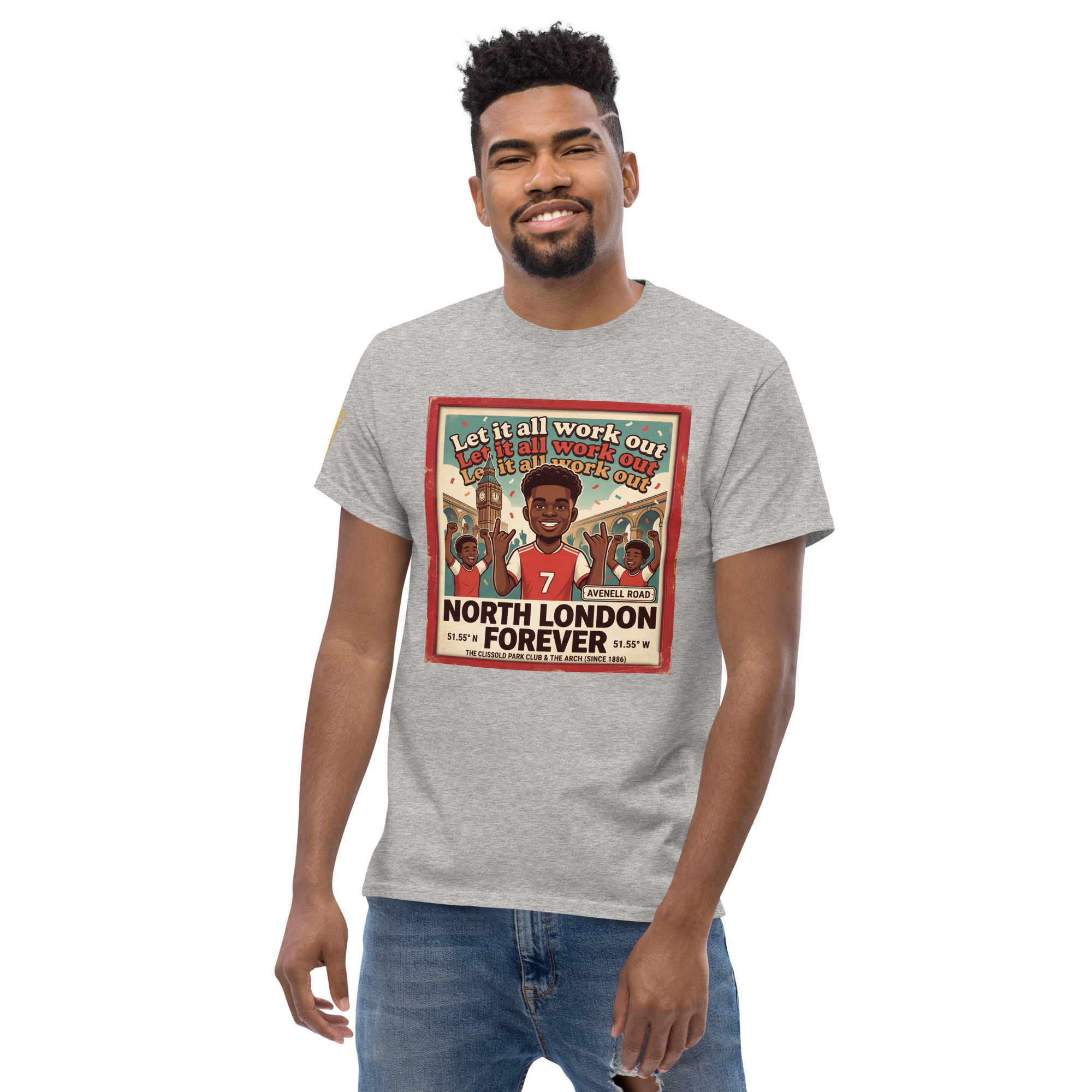 Unisex classic tee - Let it all work out 26 - Image 82