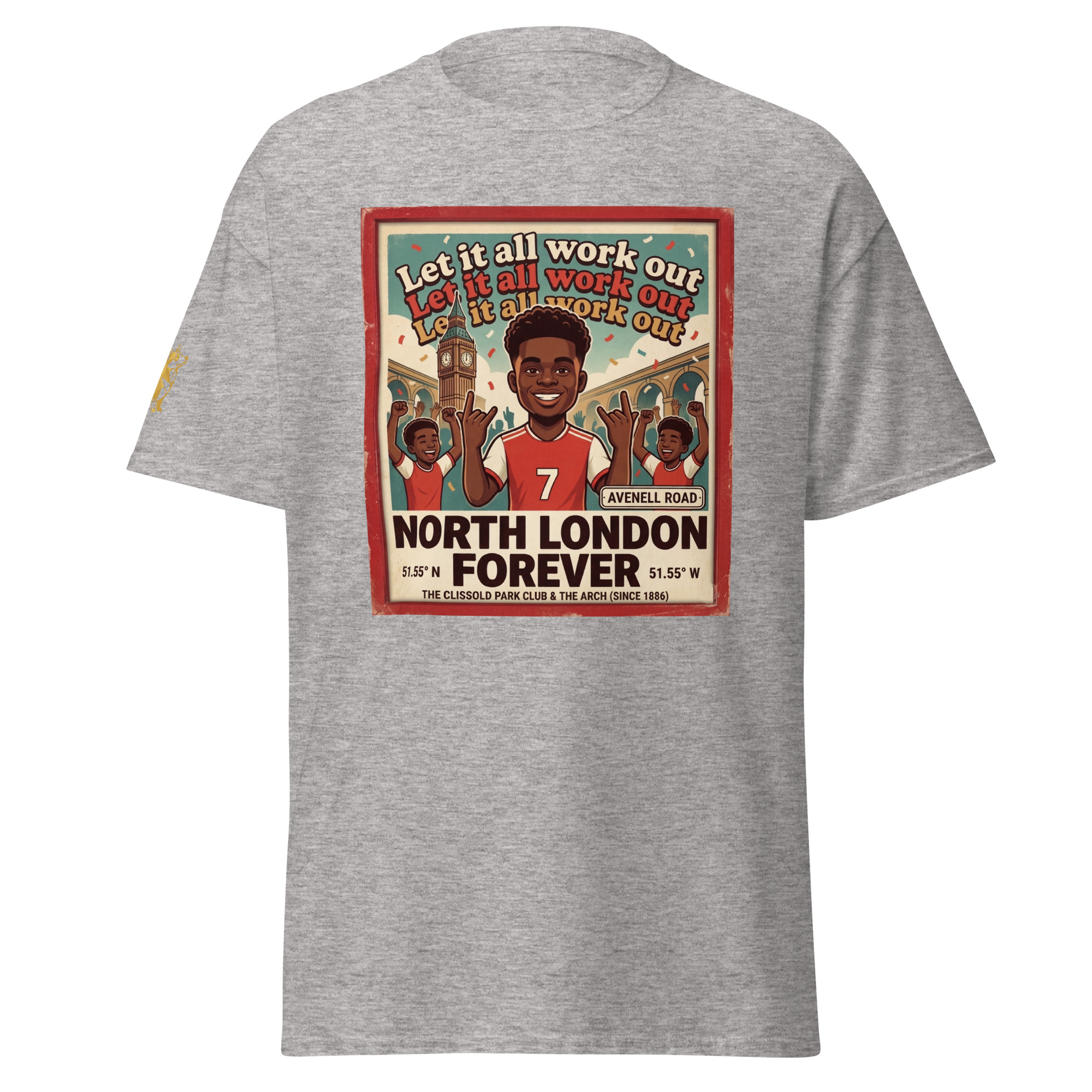 Unisex classic tee - Let it all work out 26 - Image 27