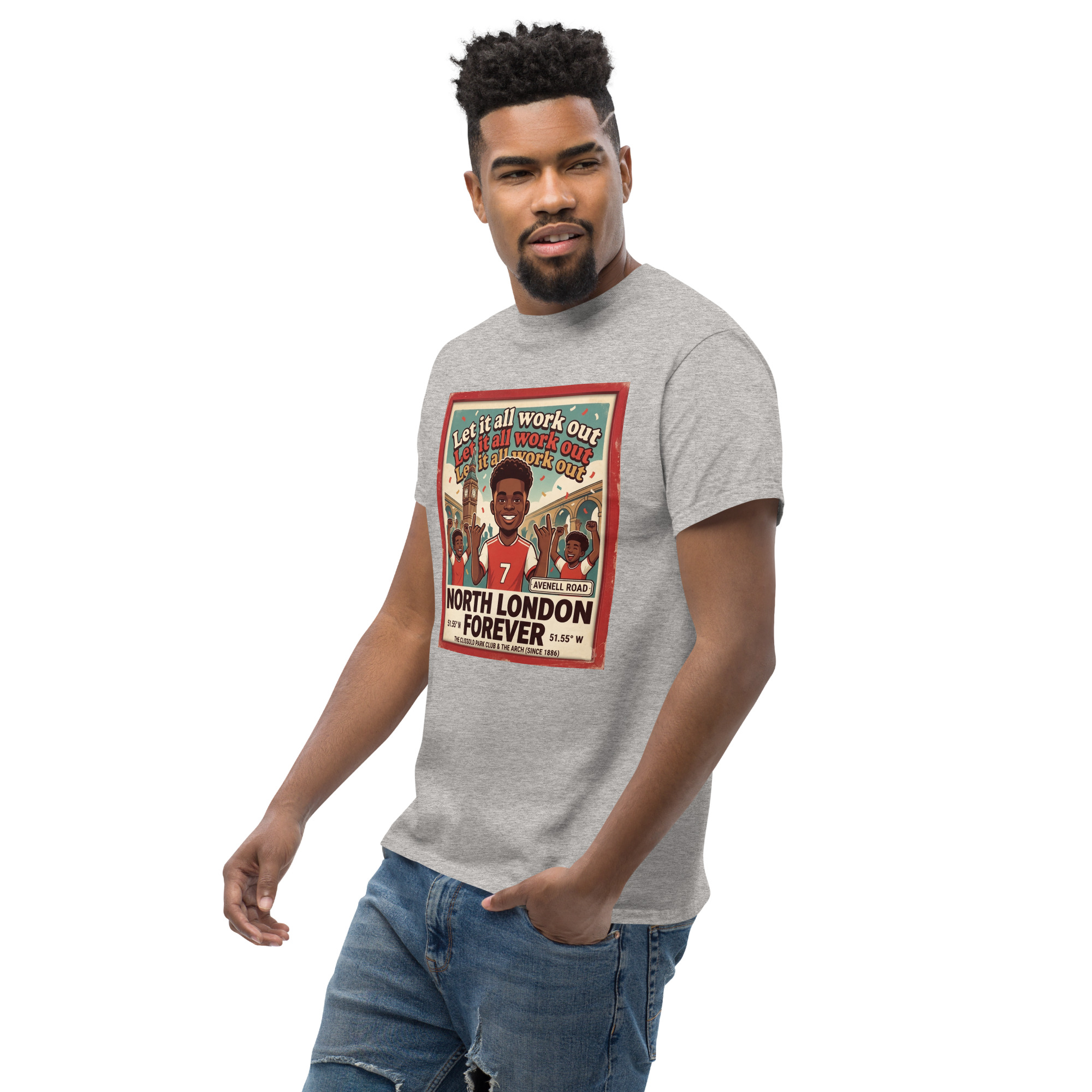 Unisex classic tee - Let it all work out 26 - Image 61