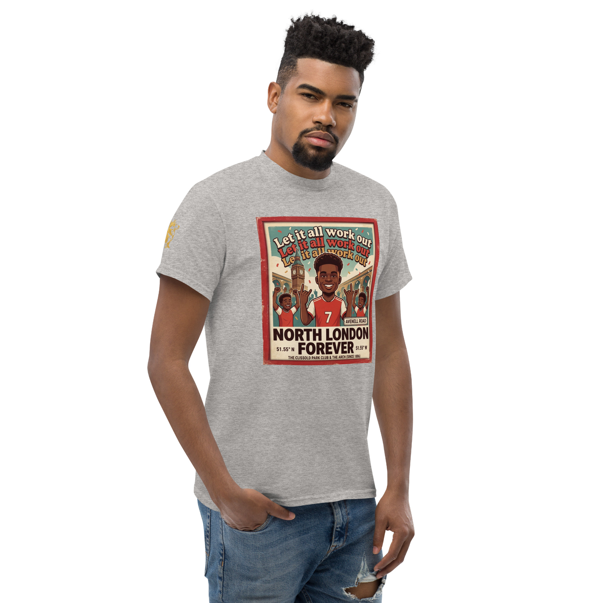 Unisex classic tee - Let it all work out 26 - Image 68
