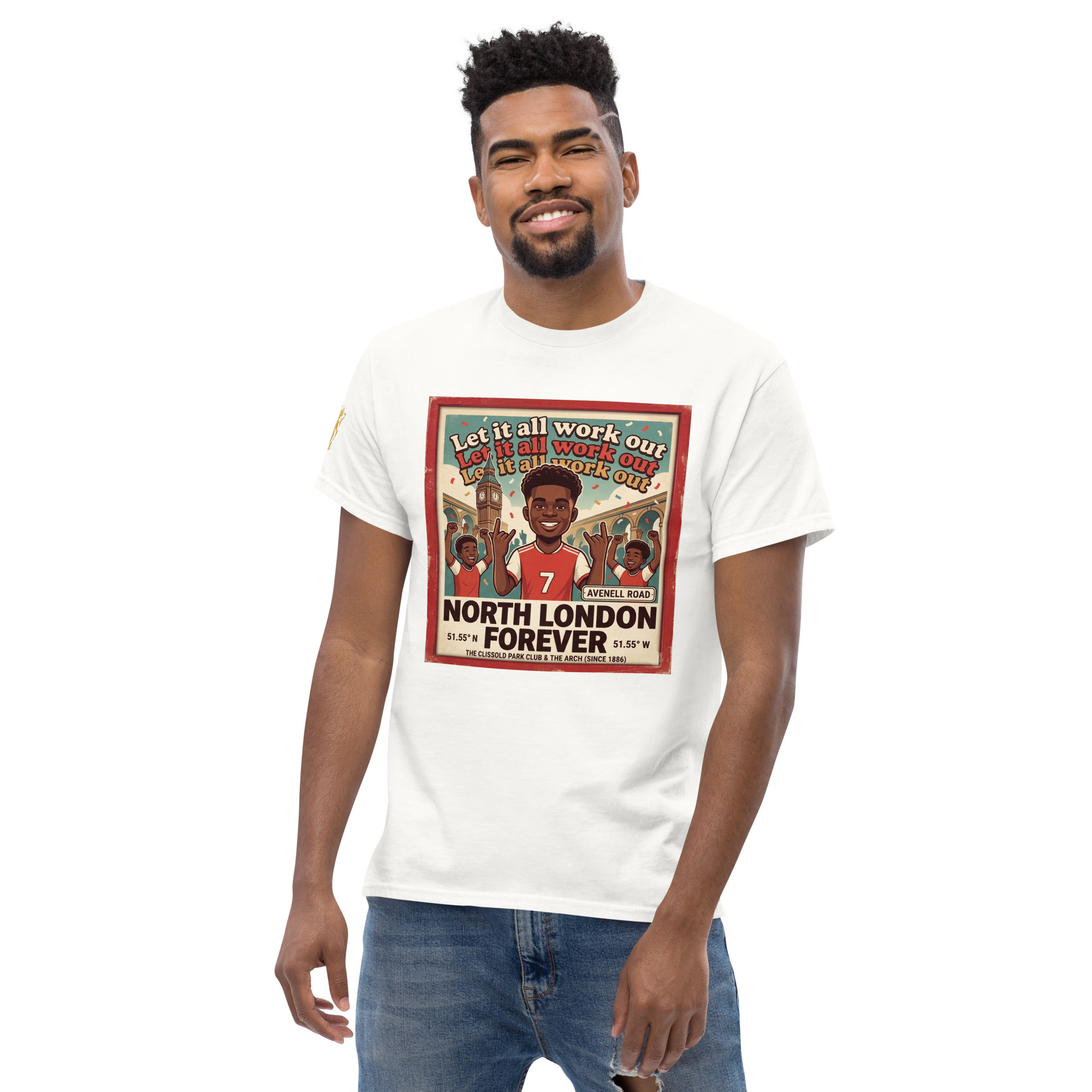 Unisex classic tee - Let it all work out 26 - Image 84