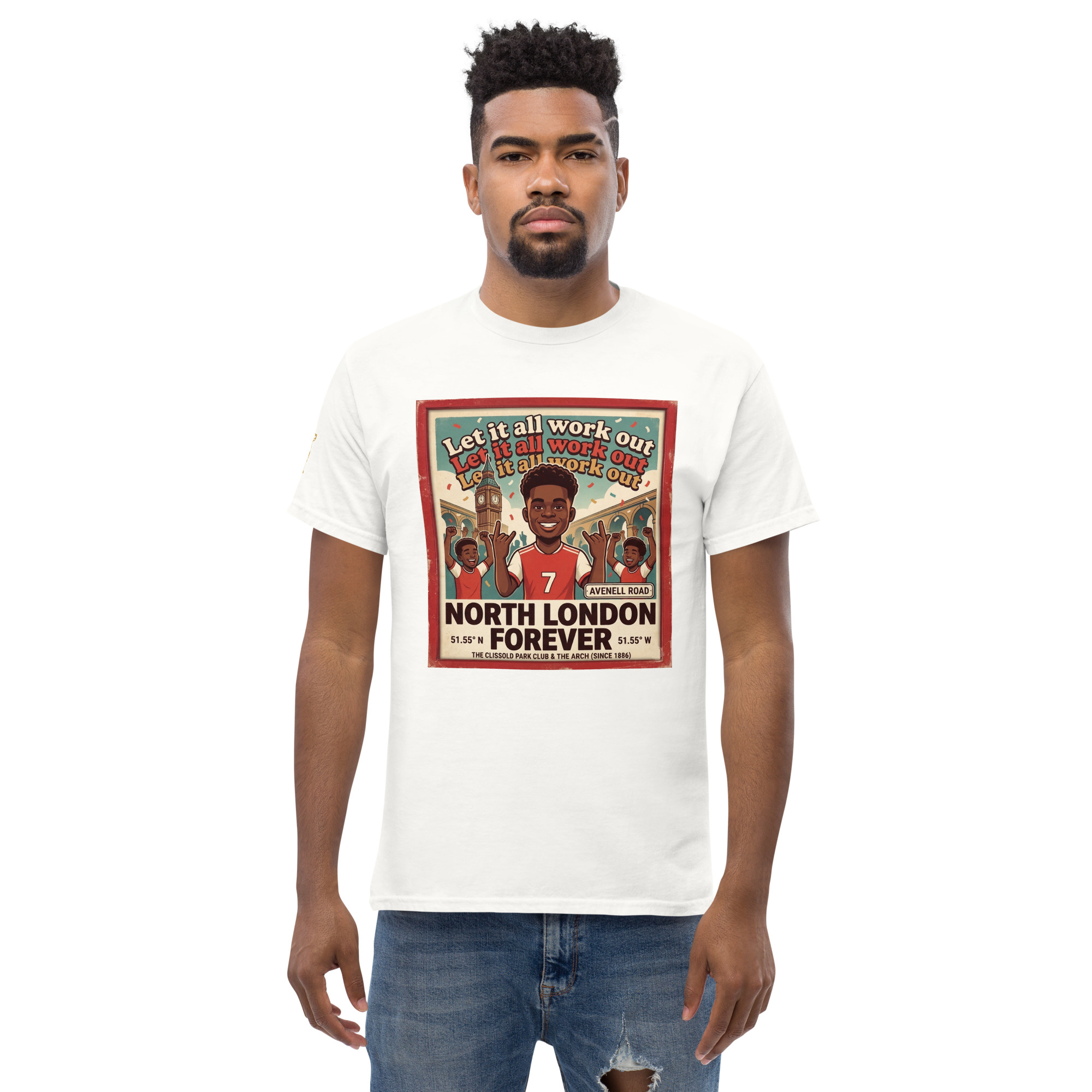 Unisex classic tee - Let it all work out 26 - Image 35