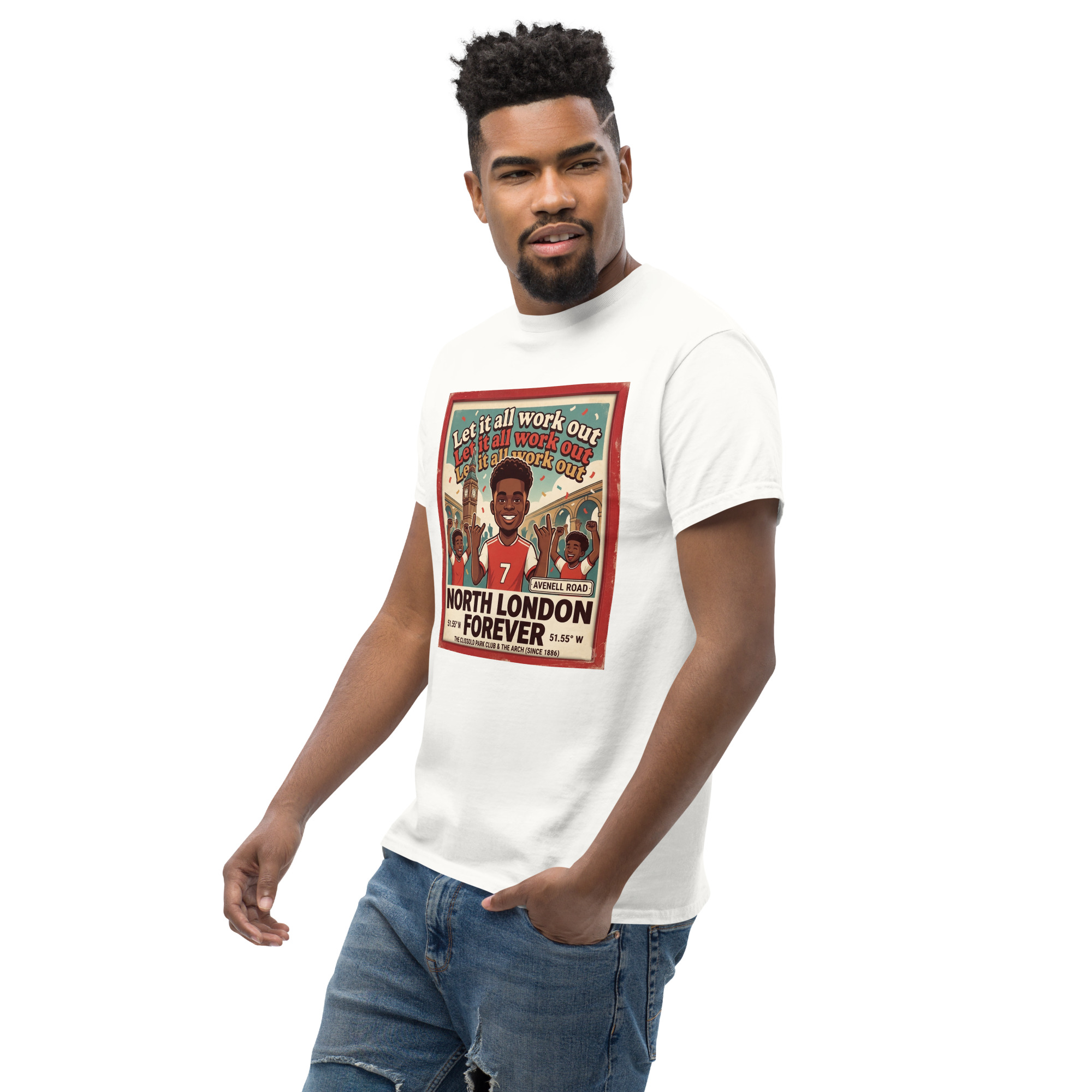 Unisex classic tee - Let it all work out 26 - Image 63