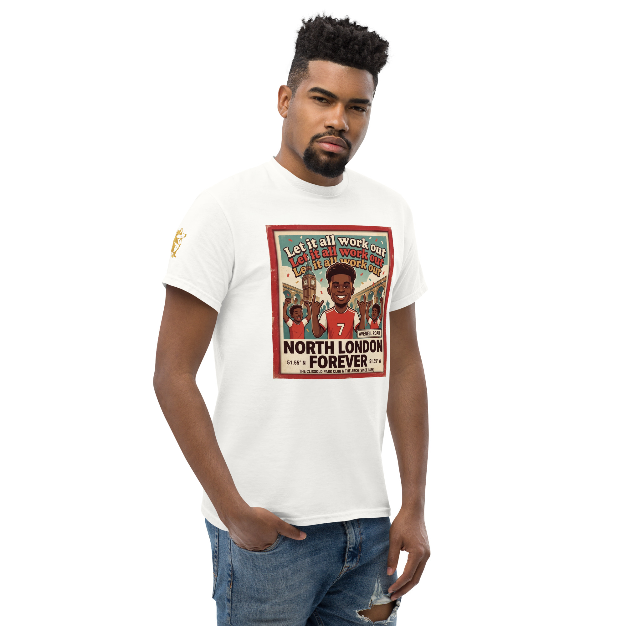 Unisex classic tee - Let it all work out 26 - Image 70