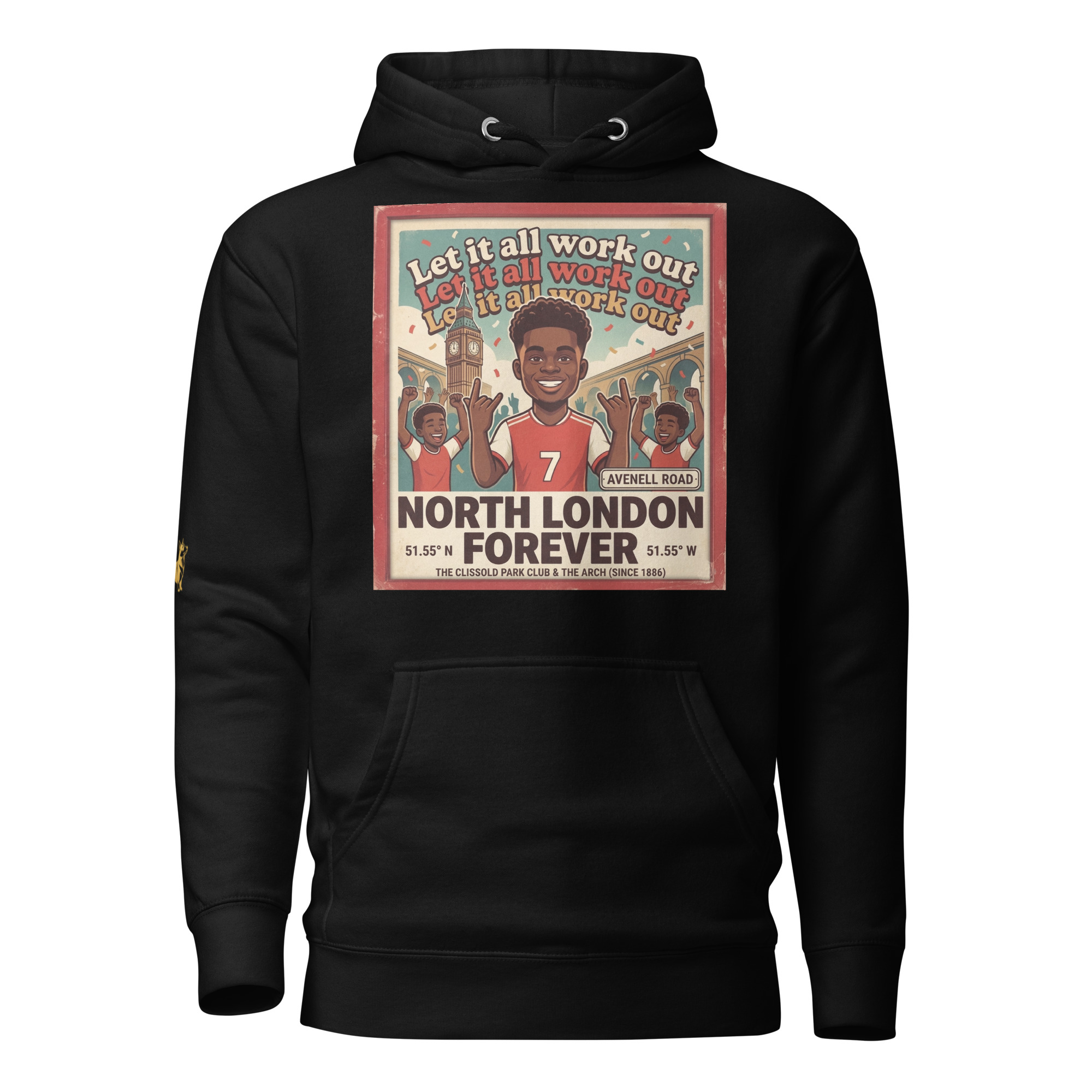 Unisex Hoodie - Let it all work out 26