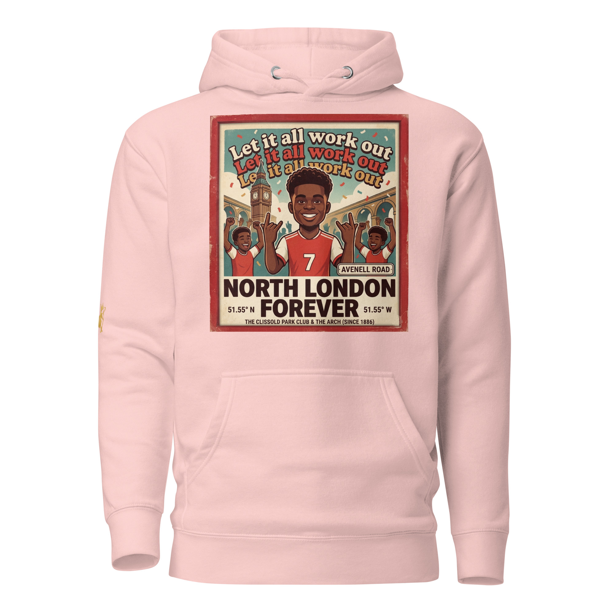 Unisex Hoodie - Let it all work out 26 - Image 7
