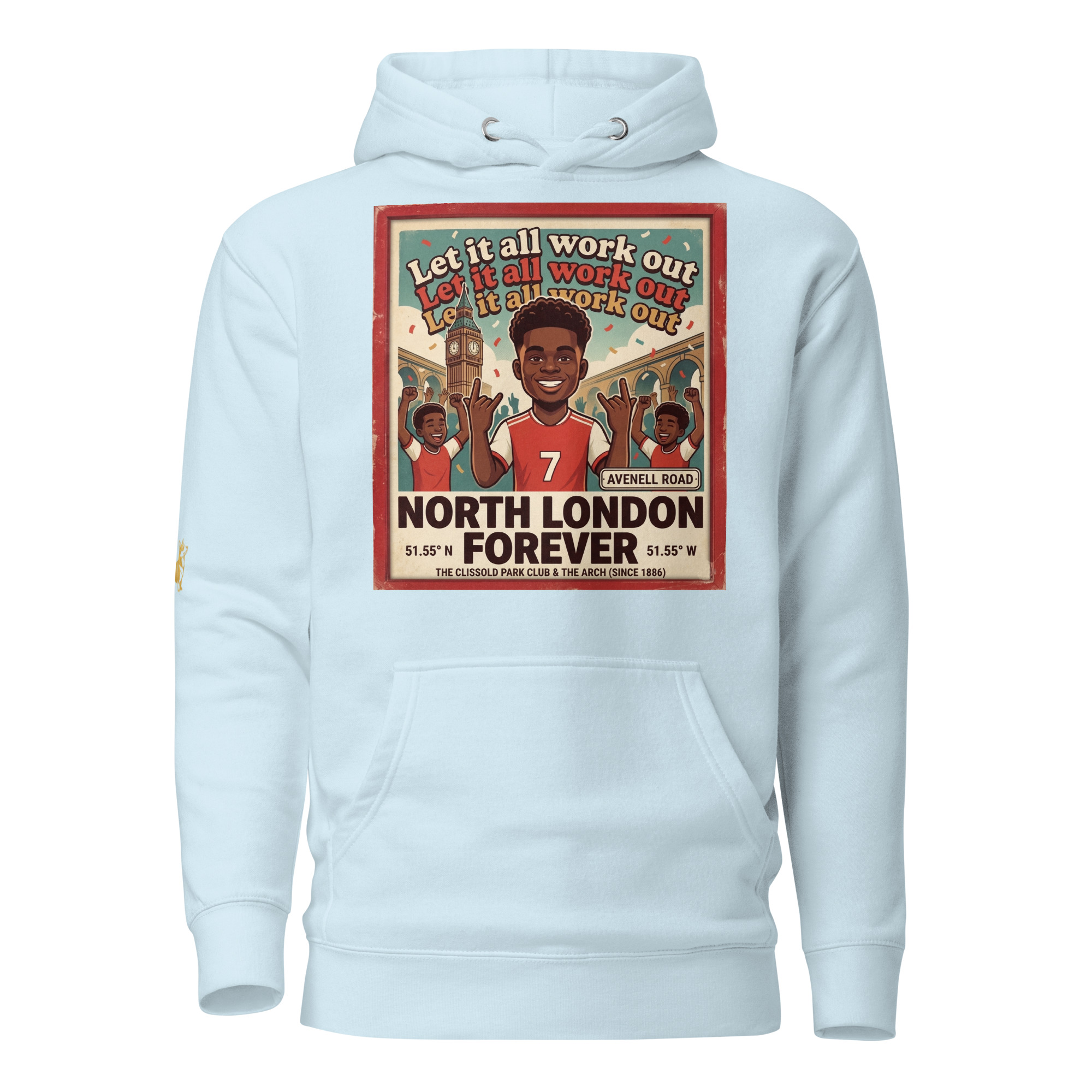 Unisex Hoodie - Let it all work out 26 - Image 9
