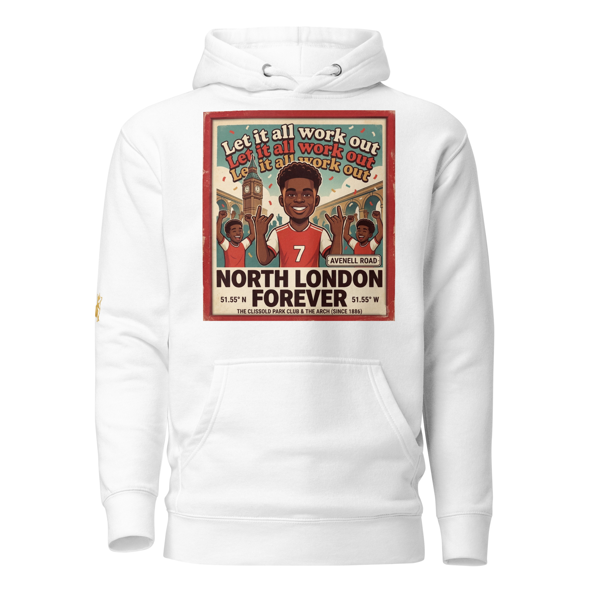 Unisex Hoodie - Let it all work out 26 - Image 12